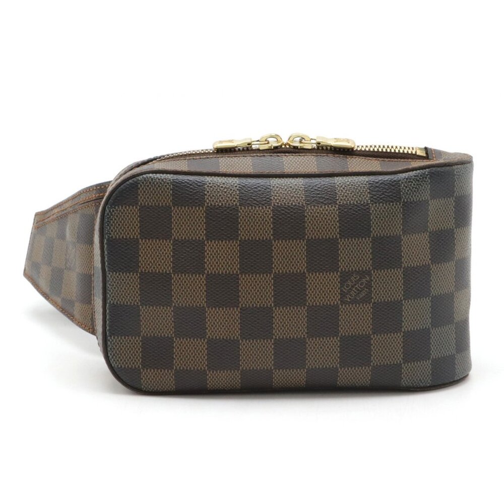 Authentic Louis Vuitton Geronimos Bum Bag Sling Bag Damier Ebene Crossbody Waist - Picture 4 of 16
